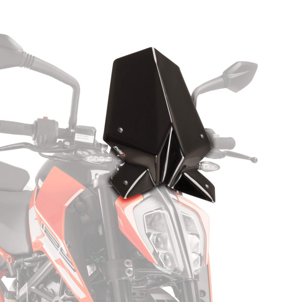Puig Puig sport screen | black (opaque) | ktm 125 duke 2017>2023
